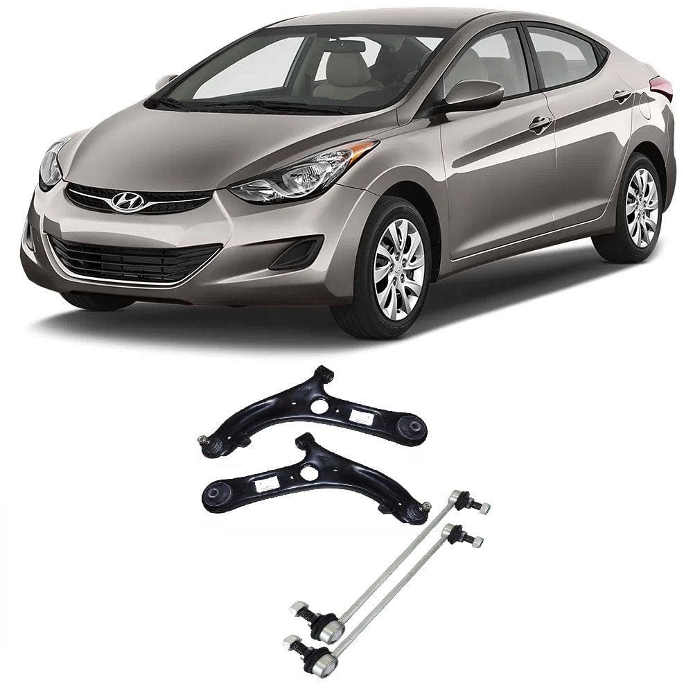 Bandeja + Bieleta Hyundai Elantra Dianteira 2011 Até 2016 O Par