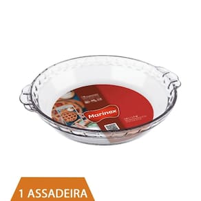Refratário de Vidro Forma Redonda Filetada 1,6ml Marinex