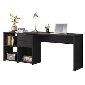 Mesa para Computador Notável Home Office com Gaveta e Nicho - Preto
