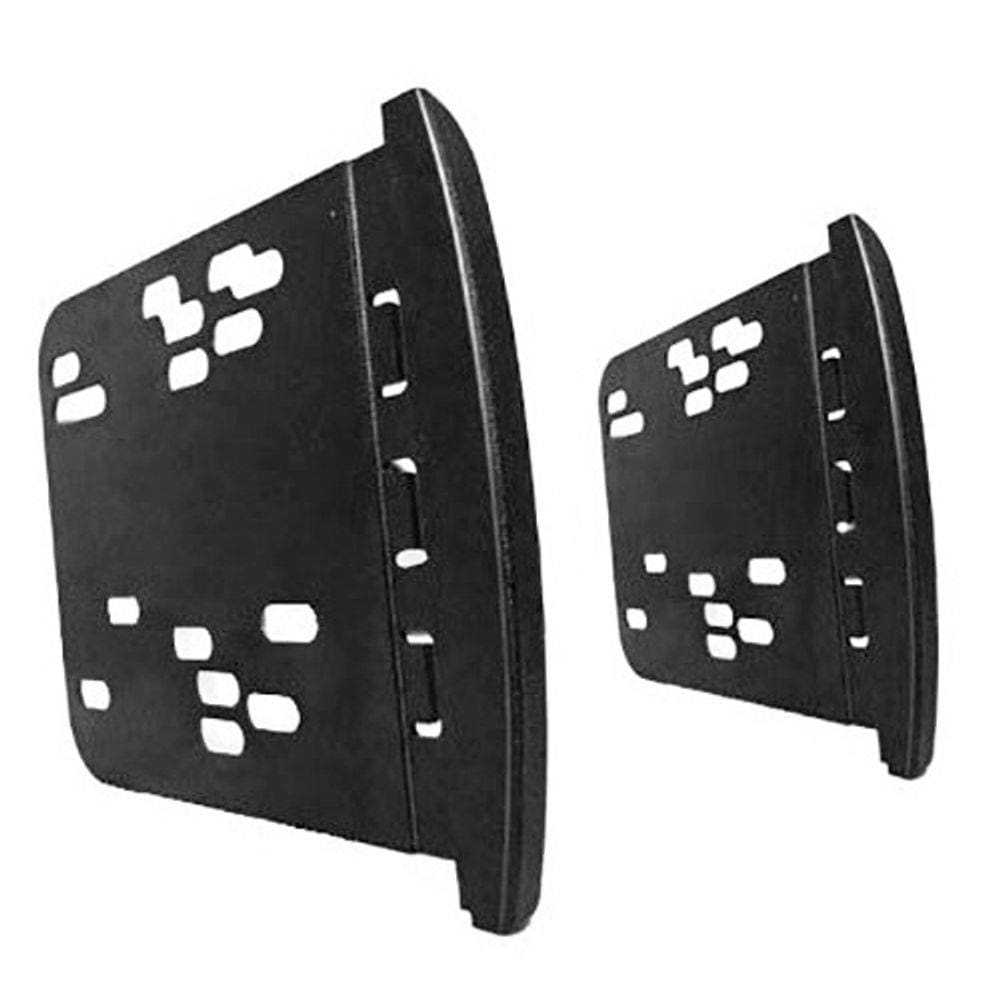 Moldura Painel 2 Din Dvd Ford Ka Focus Ranger F250 Expex Preto