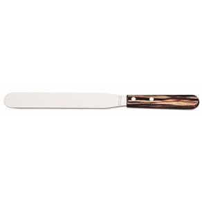 Espátula para confeiteiro 8" Polywood Tramontina em Aço Inox Cabo Madeira Castanho Tramontina