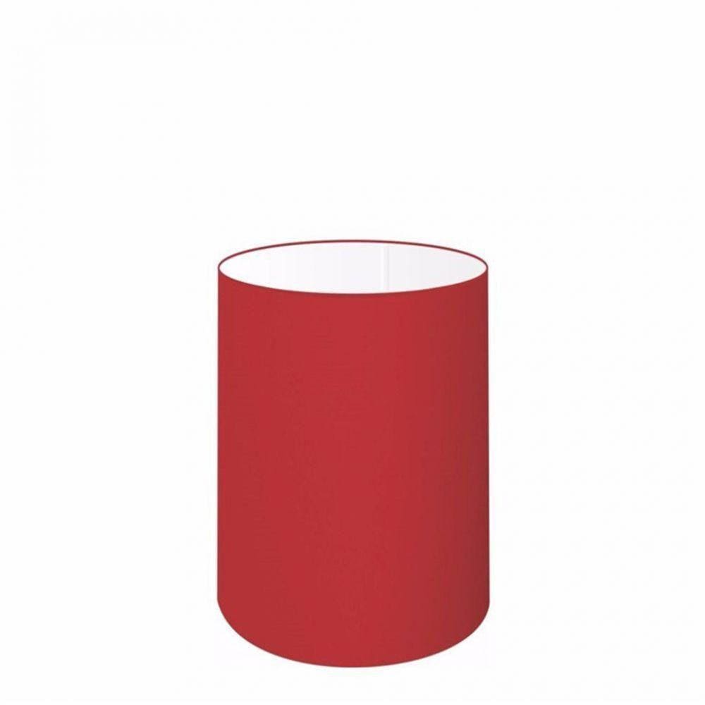Cúpula Abajur Cilíndrica Cp-8002 Ø13x30cm Bordô
