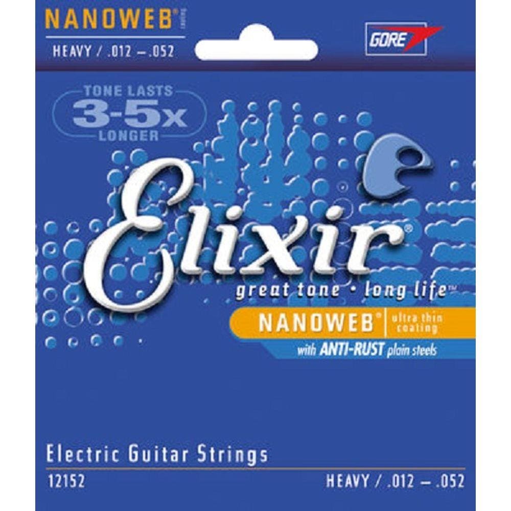 Encordoamento 012 Heavy Para Guitarra Elixir