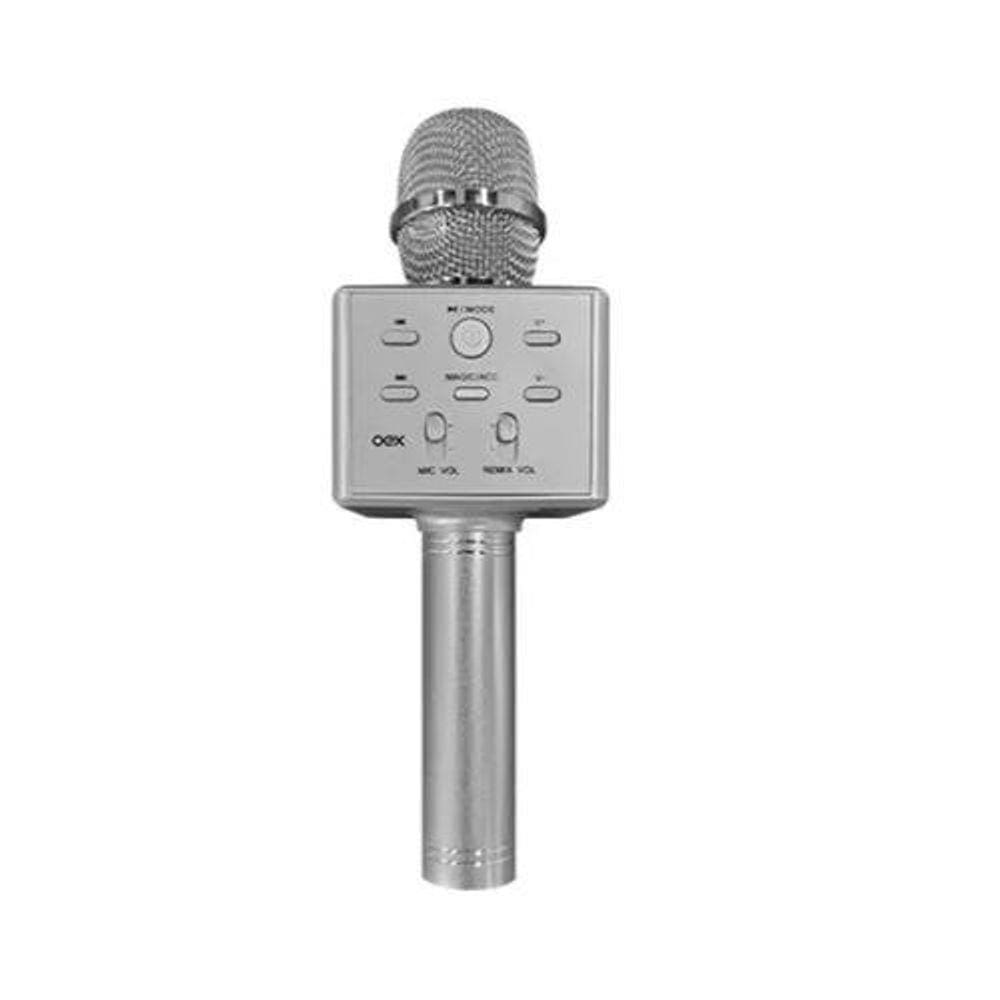 Microfone Karaoke Superstar Bluetooth 6W Mk101 Oex