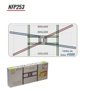 Suporte Multiforma Teto Tv 10 A 65 Oled/Led/Lcd/3D - Nfp253