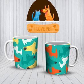 Caneca Personalizada Pet`s Animais de Estimação 22