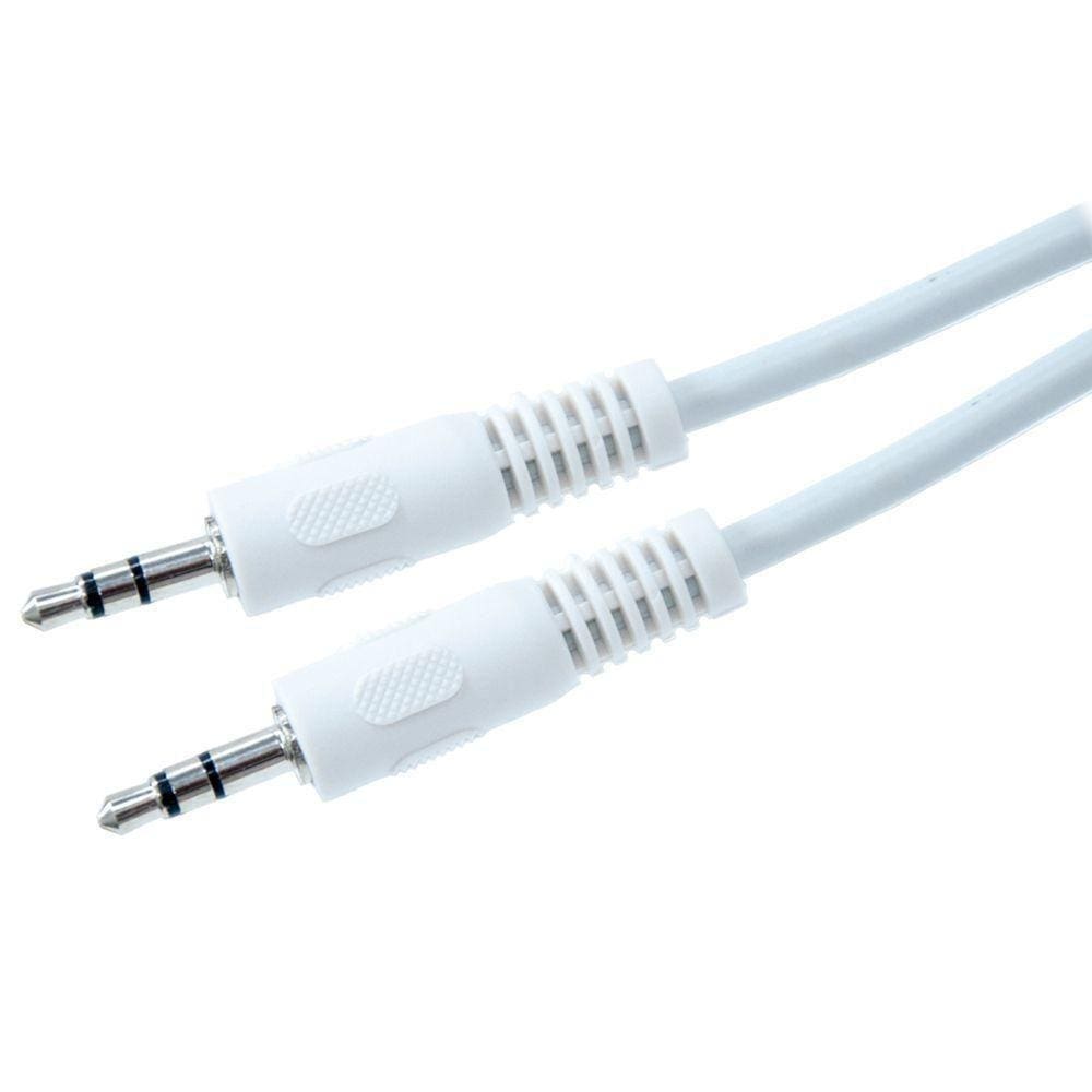 Cabo De Audio Evus 3,5mm P2 + P2 Stereo Modelo C-014 1m