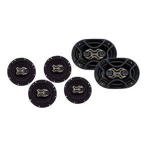 Alto Falante Bravox Kit Com 2 Pares B3x60x + 1 Par 6x9 B4x69