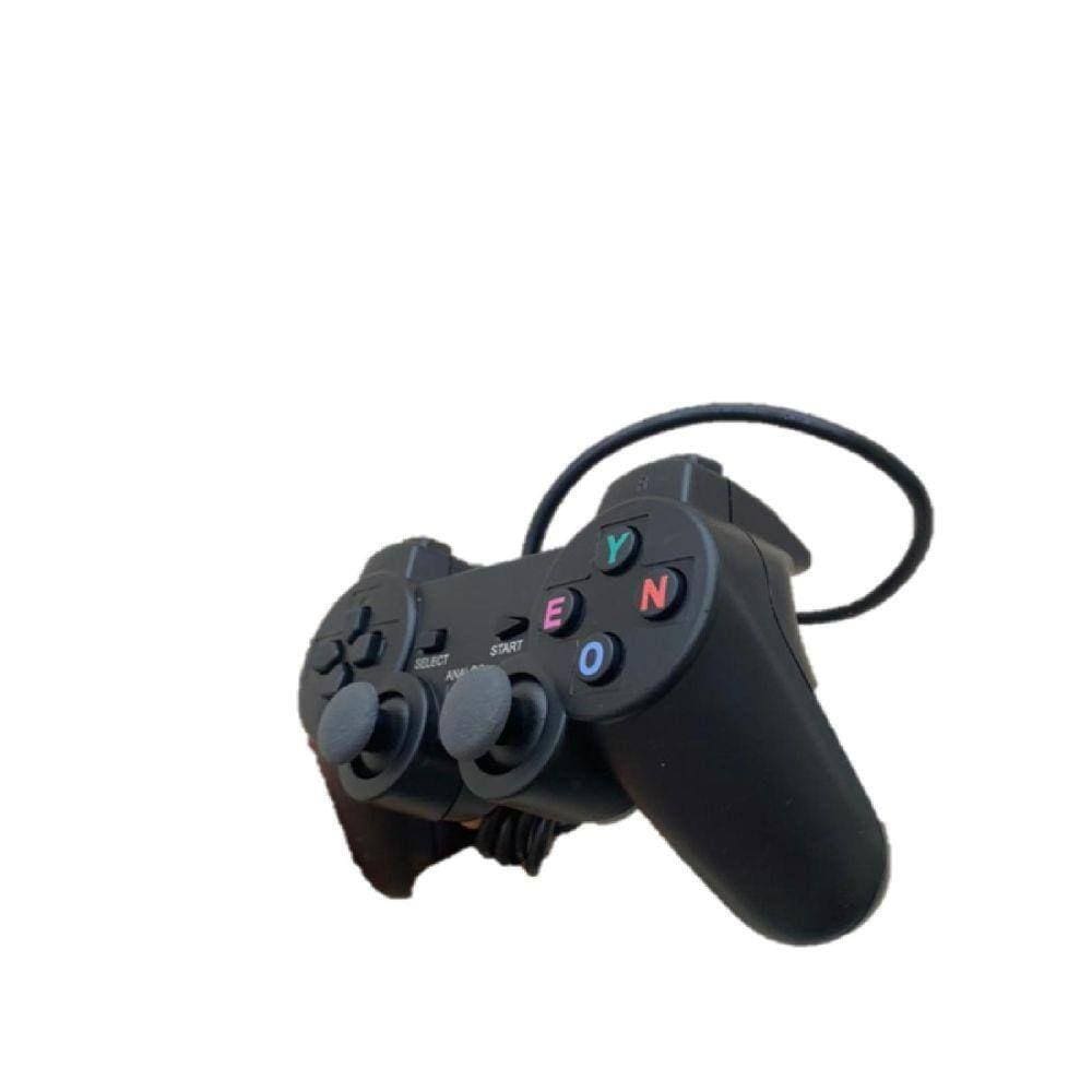 Controle Para Playstation 2 Preto Joystick Ps2