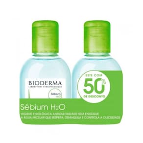 Sébium H2O Bioderma Solução Micelar Demaquilante + 50% Desconto em Embalagem 100ml