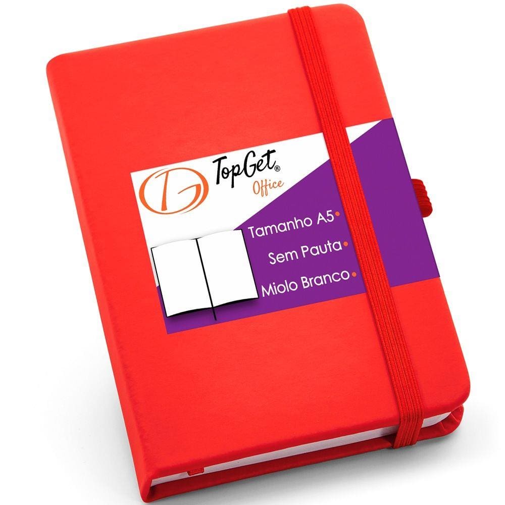 Caderneta de Anotações 14x21cm 80 Folhas Sem Pauta