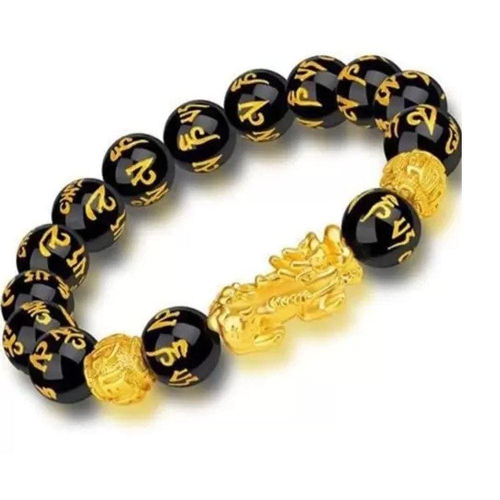 Pulseira Sorte Sucesso Riqueza Dragon Feng Shui Pixiu
