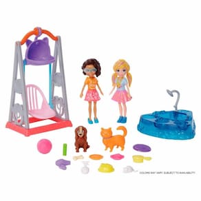 Veículo e Boneca - 2 em 1 - Polly Pocket - Jatinho Fabuloso - Mattel