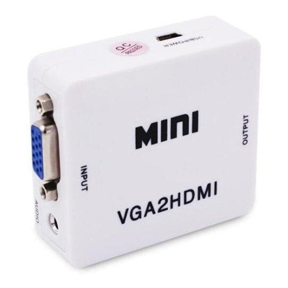 Mini Adaptador Conversor Vga Para Hdmi