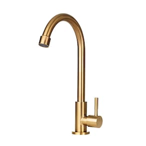 Torneira Para Cozinha Aporé Pingoo.casa - Dourado
