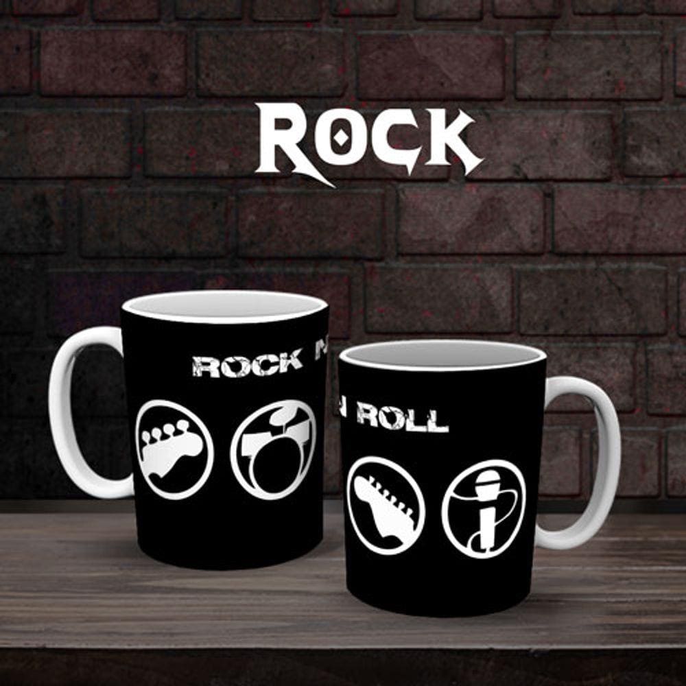 Caneca Personalizada Rock 07
