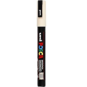 Caneta Uni-Ball Posca Pc-3M Fina - Bege