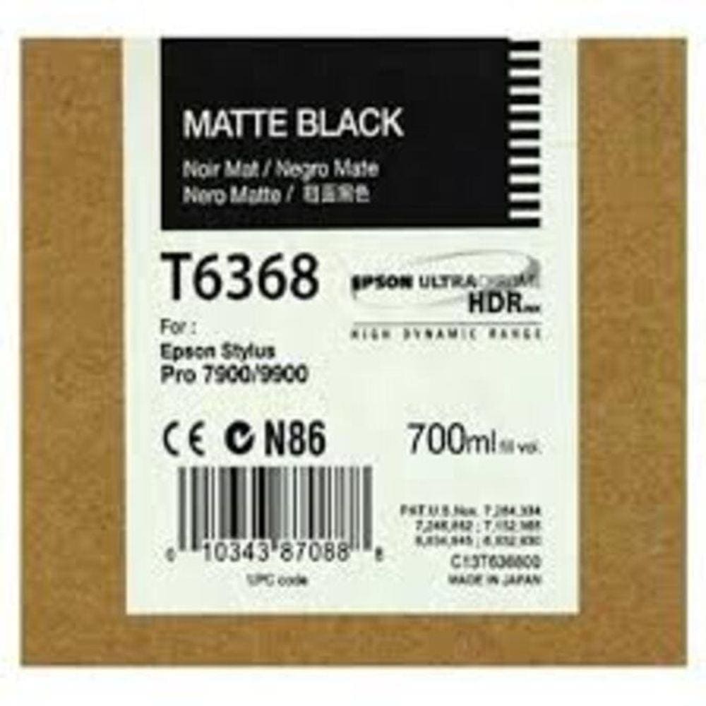 Cartucho De Tinta Epson T6368 matte black