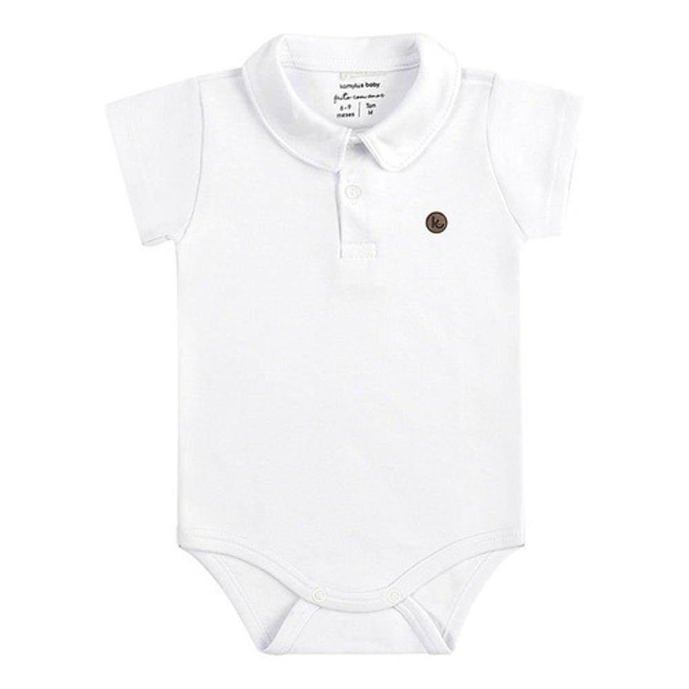 Body Básico Polo Suedine E Botões Veste Fácil Confortável