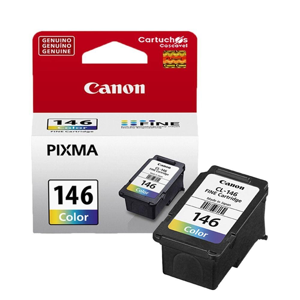 CARTUCHO TINTA CANON CL146 146 iP2810 MG2410 MG3010 MG2510 MG2910 TS3110 COLORIDO 9ML