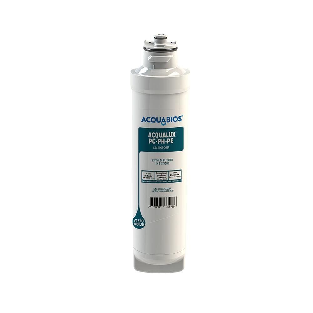 Filtro Refil Acquabios Acqualux PC-PH-PE para Purificador de Água Electrolux Electrolux
