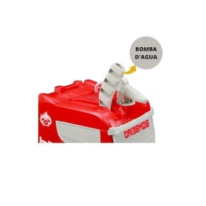 Mini Veiculo De Passeio Caminhao Giant Bombeiro Com Escada