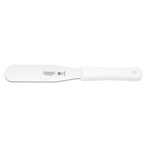 Espátula para confeiteiro 8" Tramontina Lâmina Aço Inox e Cabo Branco Tramontina