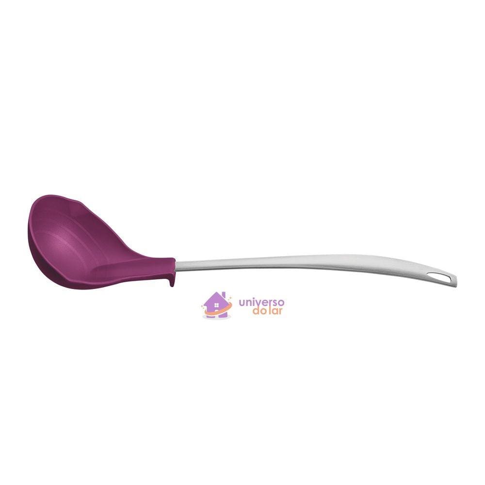 Concha Tramontina Movin em Nylon com Cabo de Aço Inox Lilas Tramontina
