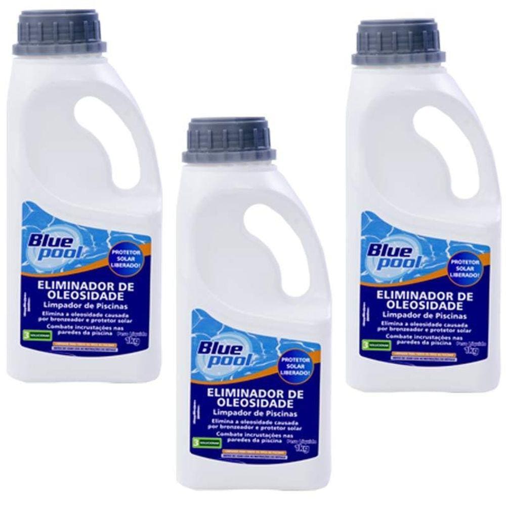 Eliminador de Oleosidade para Piscinas Kit com 3,0 KG 255720B Bluepool by FLUIDRA