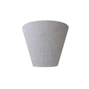 Arandela Retro Cone Md-2001 25/26x13cm Bivolt Rústico Cinza