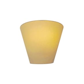 Arandela Retro Cone em Tecido 25/26x13cm Algodão Crú Bivolt