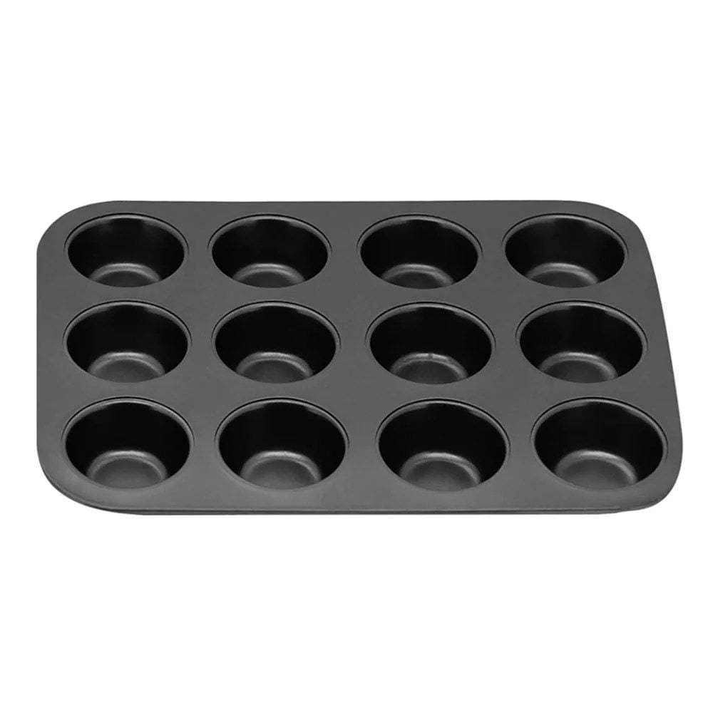 Forma Assadeira Aço Teflon 12 Muffin Cupcakes