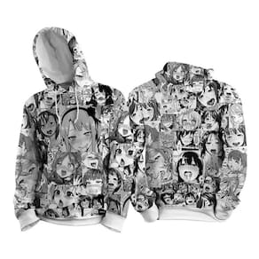 Blusa Moletom Ahegao Anime Ecchi Manga Hentai Doujin