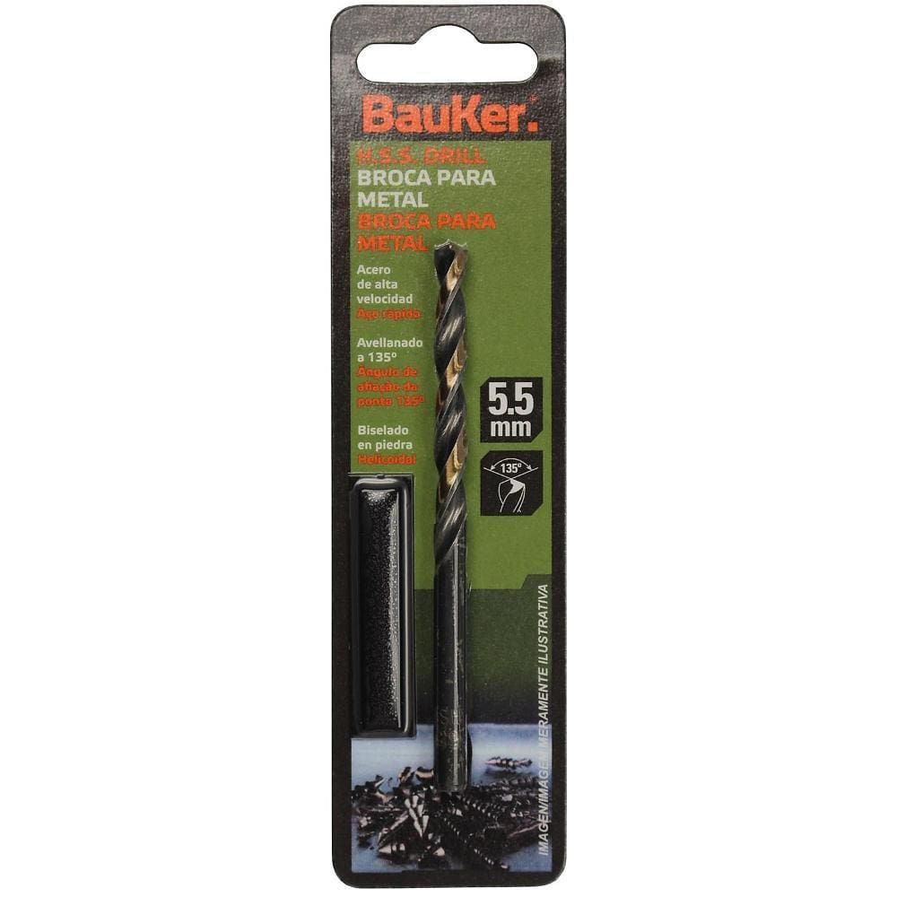 Broca para Metal 5,5mm DOG551C 1 Unidade Bauker