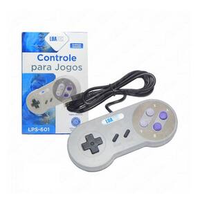 2 Controle Super Nintendo Snes Usb P/ Pc Jogos Raspberry Mac