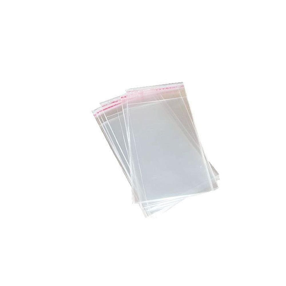 Saco Adesivado Saquinho Plástico Transparente 9x13 500 Unidades