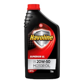Óleo Lubrificante Mineral Texaco Havoline Superior API SL SAE 20W-50 1L