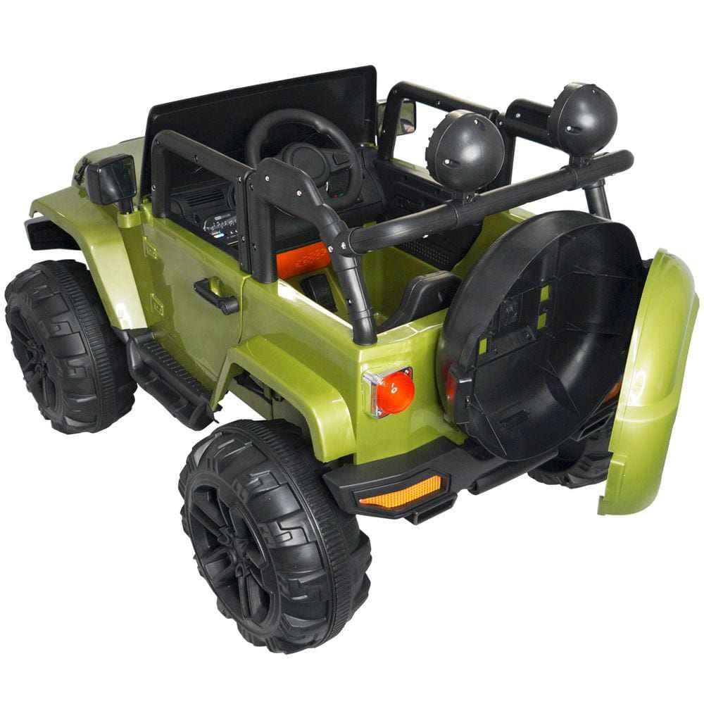 Mini Jipe Elétrico Infantil Criança 12V com Controle Remoto Luz Som Usb Mp3 Carro Importway BW028