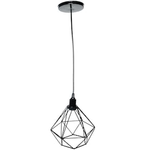 Pendente Aramado Diamante Luminária Lustre Luxo P Teto Retrô Vintage Balcão Agp Ilumini