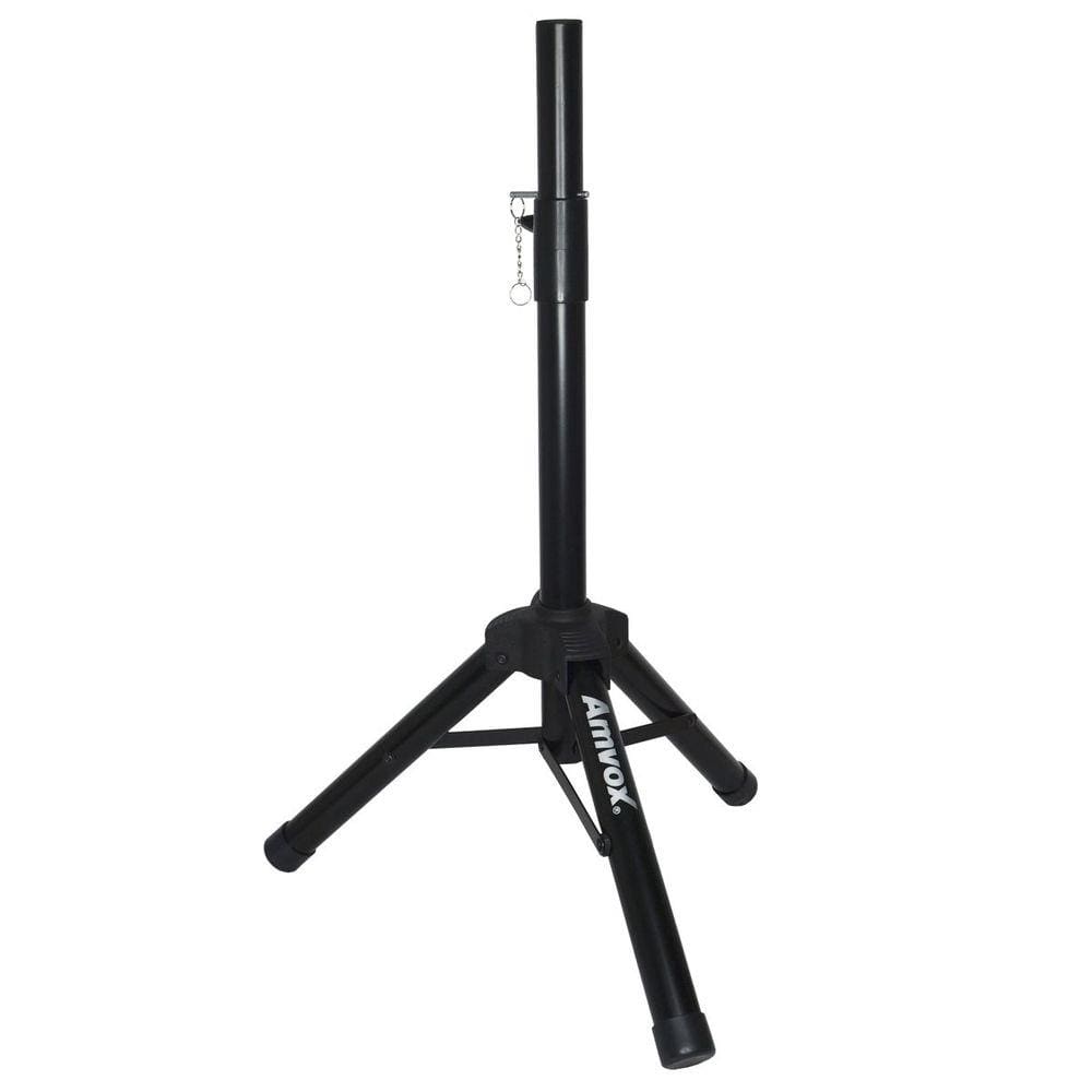 Suporte Pedestal Tripé Caixa Som Acústica Audio Ativa Passiva Profissional Ajustável Amvox TP001