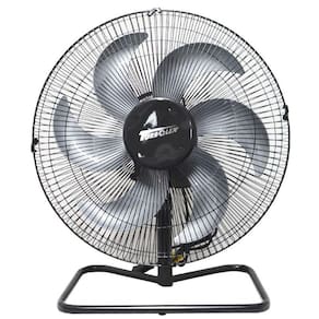 Ventilador Mesa Chão 50cm Bivolt 110V 220V 200W Industrial Turbo Turbão 6 Pás GF Vitalex Preto