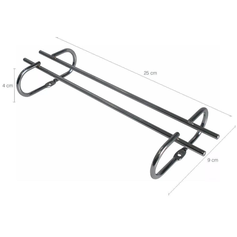 12 Suporte Para Taças Cromado Aramado Adega Bar Vinho 25cm