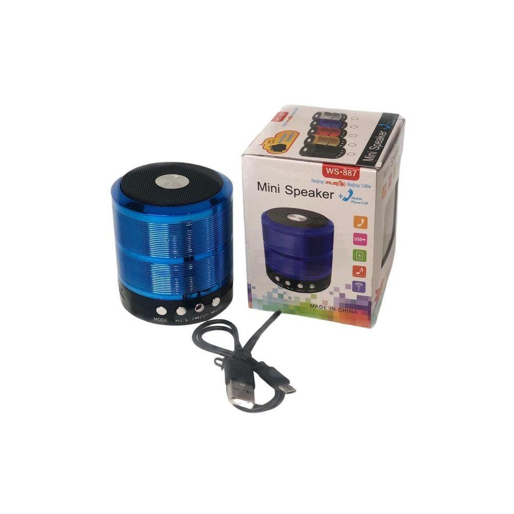 Caixinha De Som Bluetooth Mini Speaker Ws-887