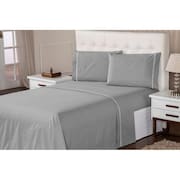 Jogo de Lençol KING 400 Fios 3 Peças Ponto Palito Aconchego Casa Dona