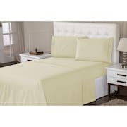 Jogo de Lençol Percal 400 Fios Suave Feito Algodão Casal 3 Peças Casa Dona