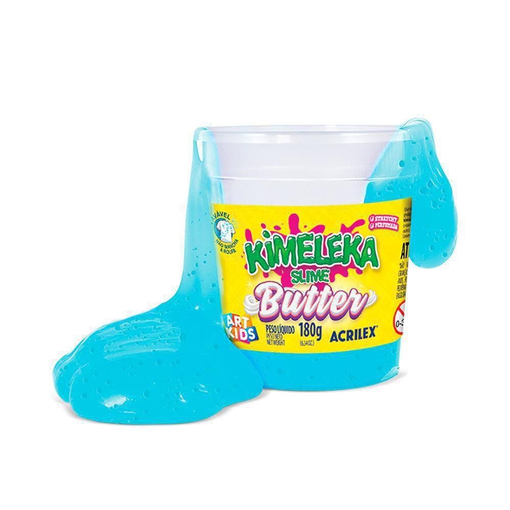 Kimeleka Slime Butter Com 12 Unidades Acrilex