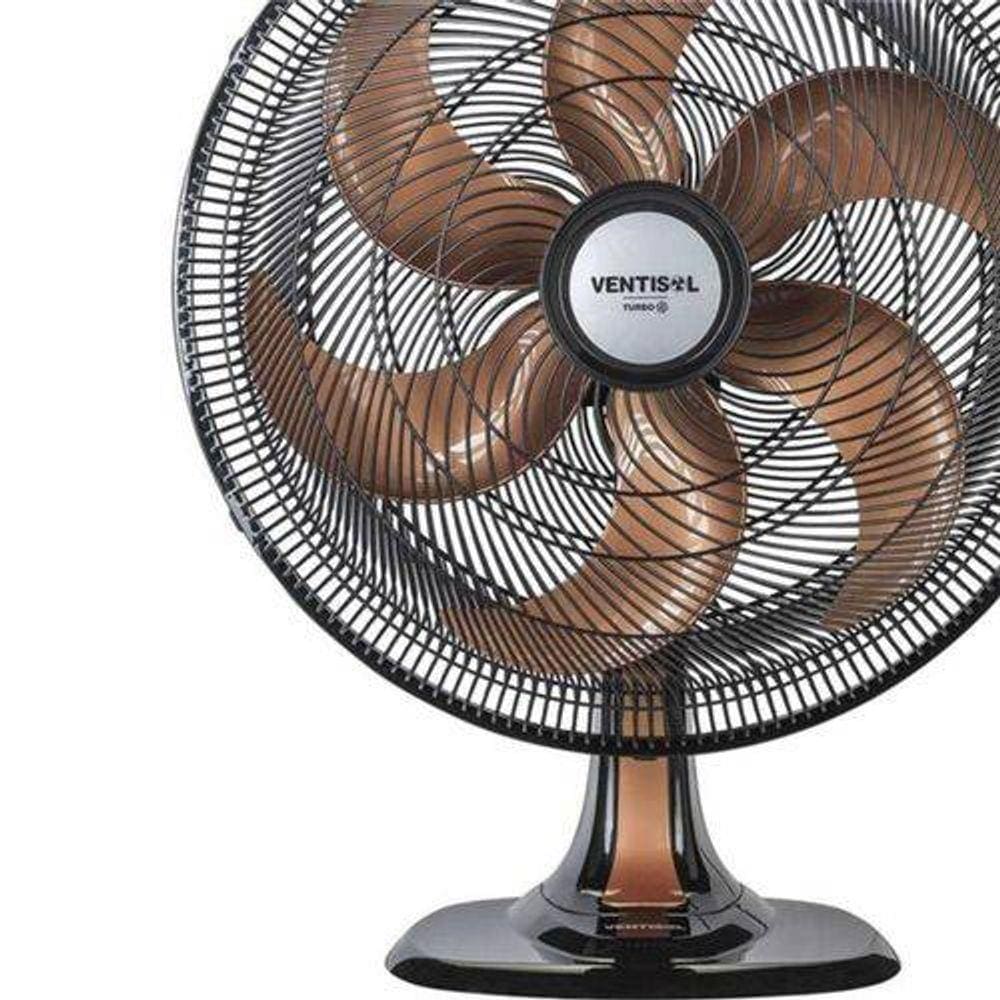 Ventilador De Mesa Ventisol Turbo 6 40cm Bronze 110V