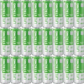 Energético Life Strong Energy Drink 24 Unidades Maça Verde