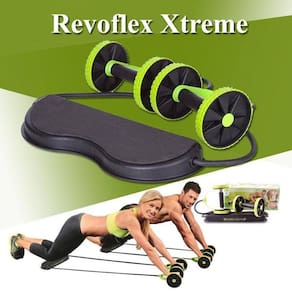 Academia Caseira Revoflex Xtreme Aparelho Abdominal Portatil Exercicios Profissional -Revoflex