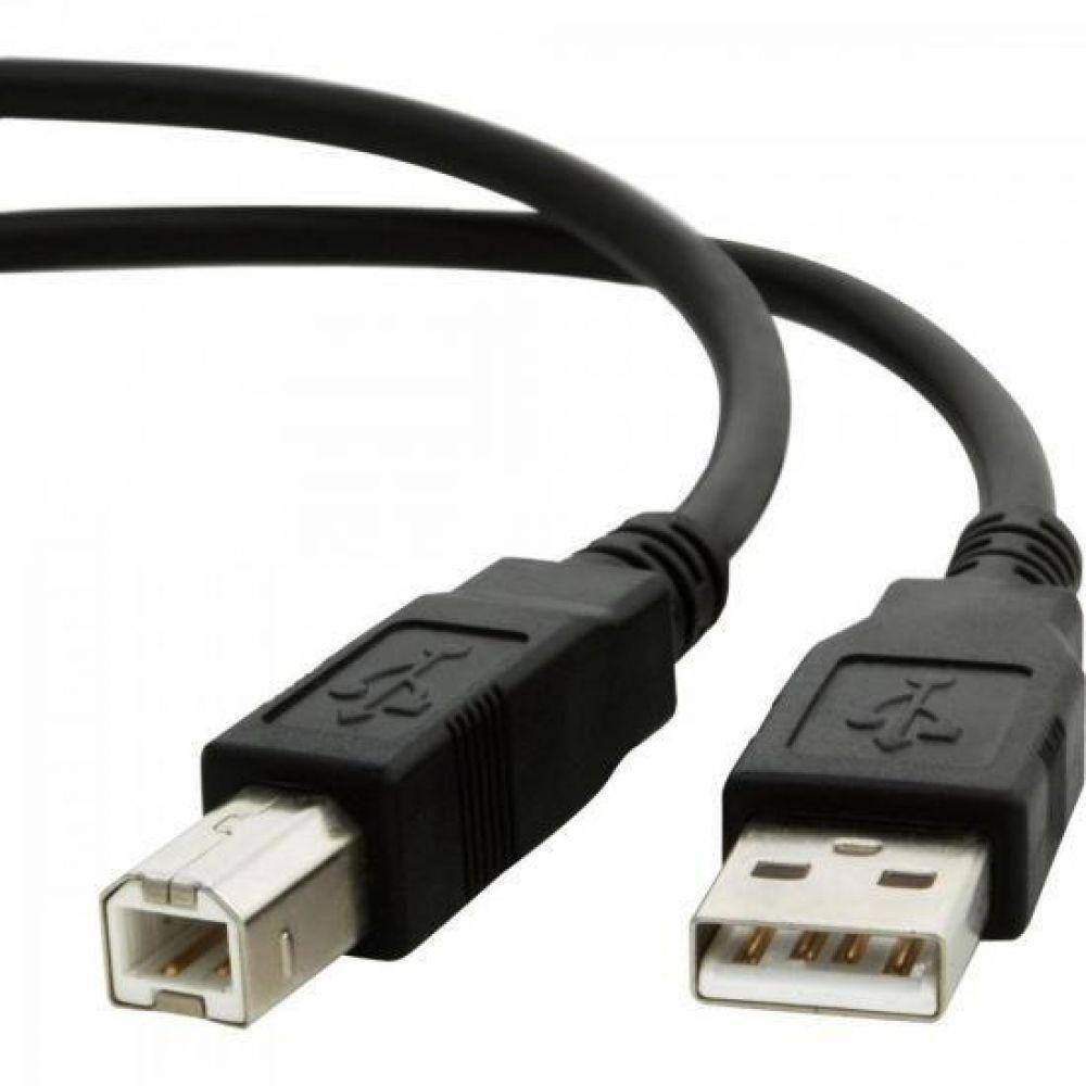 Cabo de Dados Usb 2.0 A Macho X Usb 2.0 B Macho 10m Preto
